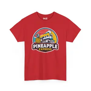 Pineapple Express - Unique Cannabis Strain Graphic T-Shirt - 100% US Cotton, Unisex, Multiple Colors & Sizes