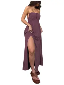 2026 New Style Women's Camisole Coat Backless Loose Loungewear Dress Casual Womenswear Sleeveless Basic Summer