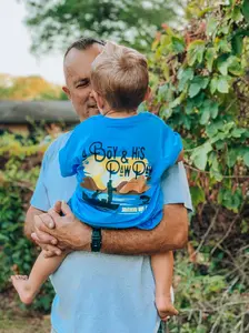 A Boy & His Paw Paw Boy's Short Sleeve Shirt