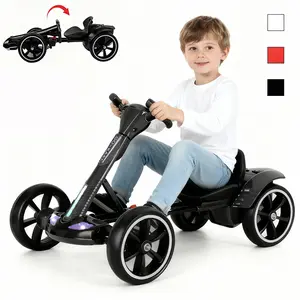 Dual Motor Electric Go Kart - Foldable Ride-On Toy with Remote Control for Boys & Girls, Fun Outdoor Play - Folding Go Kart