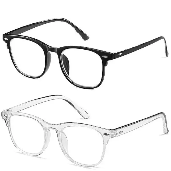2026 New Trendy Square Frame Eyeglasses, Unisex Classic Fashion Lightweight Glasses, Business Style, Anti-Blue Light Reading Glasses