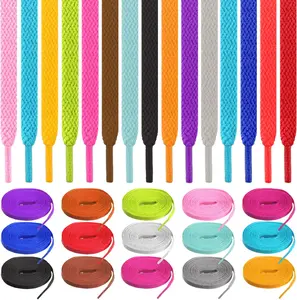 15 Pairs 45" Flat Coloured Athletic Shoe Laces for Sneakers Skate Shoes Boots and  Shoes