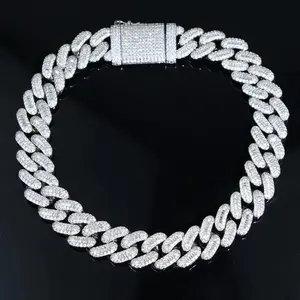 Bling Cuban Link Unisex Necklace for Casual and Formal Occasions - Fashion Accessory