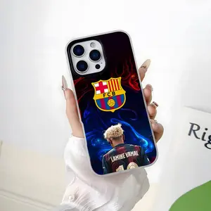 Lamine Yamal Phone Case 2-in-1 Custom Phone Case - Anti-Drop Shockproof No Fingerprint Card Slot Funda| High-Definition Personalized Print Protective Case for Smart Phone