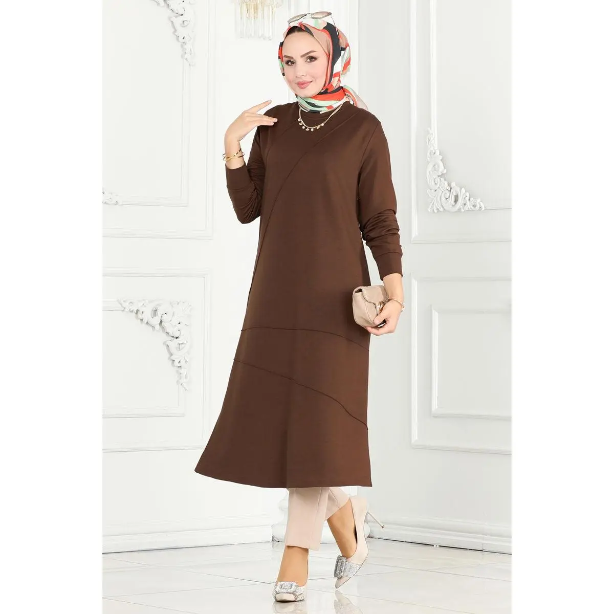 Women's TUNIC in Brown - Perfect for Any Occasion