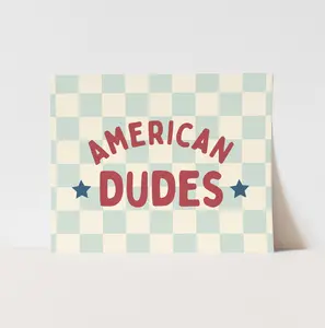 American Dudes Art Print
