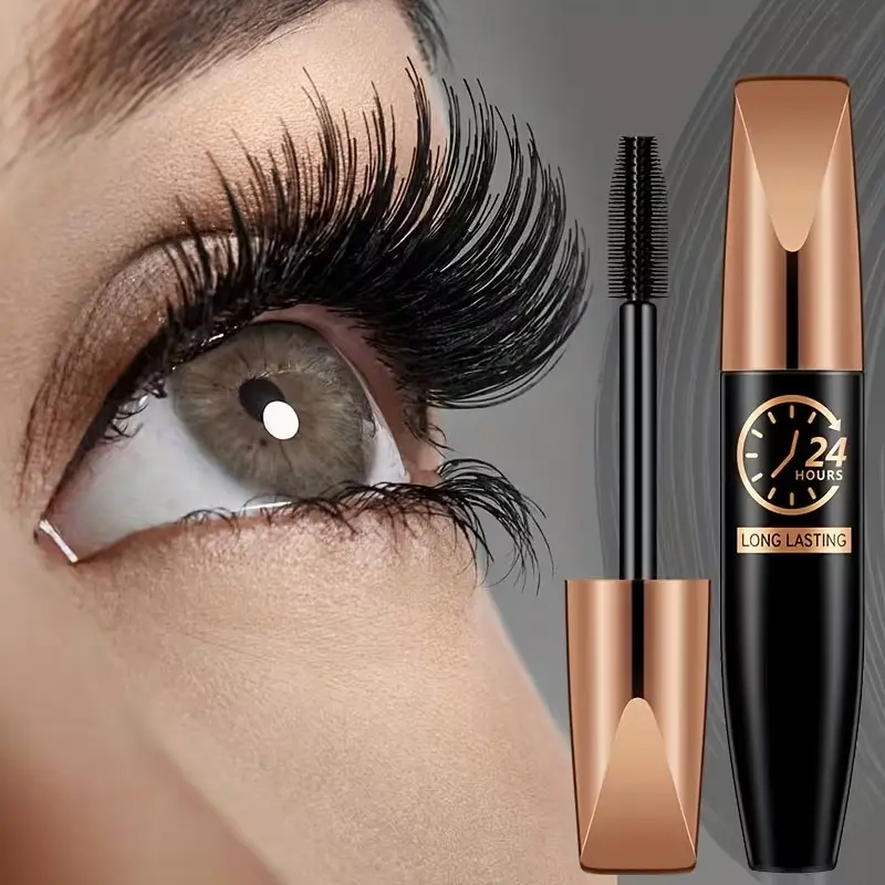 Big Eye Volumizing Mascara, Volume mascara, lengthening mascara, 8D fiber lash lifting, volumizing and lengthening formula, curling brush head, long-lasting smear-proof, black mascara, smudge-resistant, smooth application without clumping