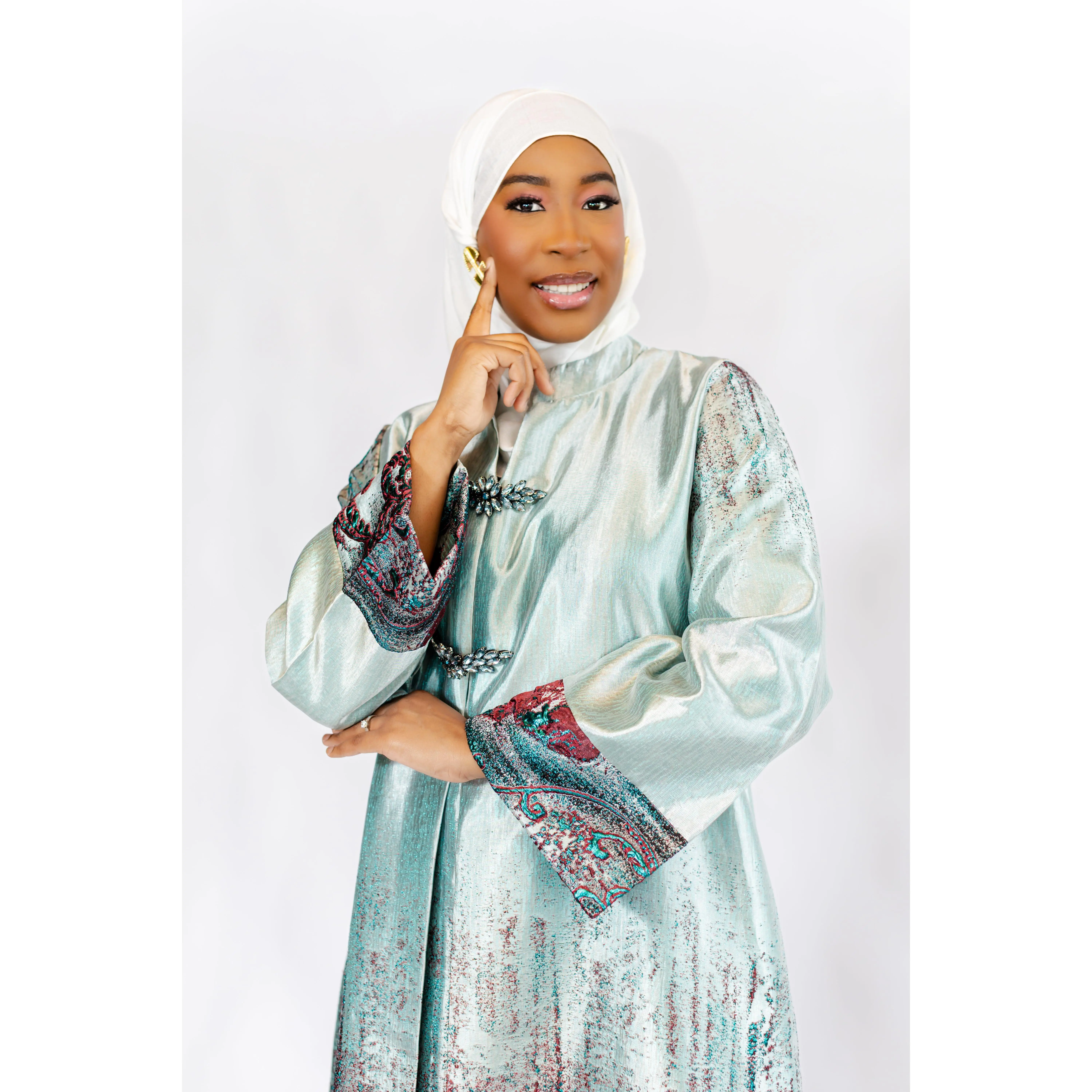Aïssata Royale | Metallic Brocade Gown