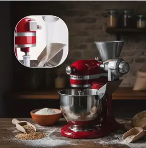 2pc/4pc Stainless Steel Pouring Shield for KitchenAid 4.5-5 Qt Mixer Bowl - Spill Prevention Pouring Shield with Groove Design for Drip-Free Mixing, Baking & Food Prep
