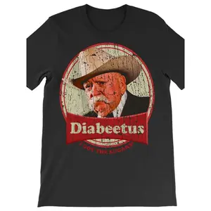 100% Cotton Summer T Shirts New Stylish Retro Style Diabeetus Print For Men Women Couple Fashion T-Shirt