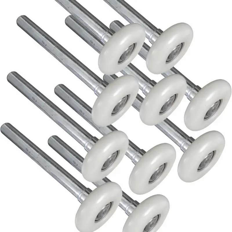10-Pack Ultra-Quiet Nylon Ball Bearing Garage Door Rollers