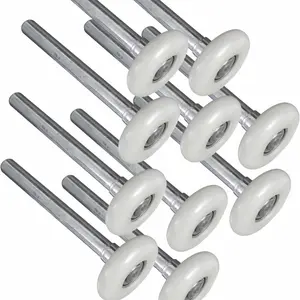 10-Pack Ultra-Quiet Nylon Ball Bearing Garage Door Rollers