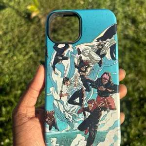 iPhone Case MagSafe 3D 2in1 Protection falling people Anime case