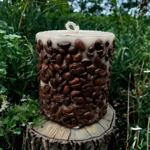 Handmade soy wax candle Coffee candle  Decoration Ornaments Freshener Decorative Flowers Gift