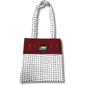 Tote Bags with Tatreez and Kuffiyeh Embroidery: Spacious and Handmade