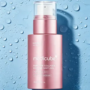 Medicube PDRN Pink Collagen Exosome Shot 2000 Serum, Anti-Aging Firming Facial Serum with PDRN, Collagen & Exosome Complex