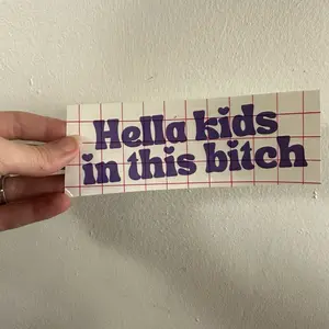 Hella kids car decal