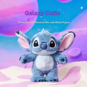 Disney Stitch, Fun, and Customizable Figurine,Stitch Weird & Fun Custom Pose Plush Doll With Built In Skeleton DIY Movable Actions,Holiday & Holiday Haul plushie idooodle