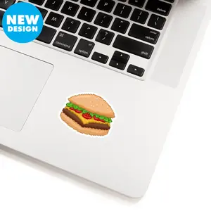 Ignite Marketplace Retro Burger Sticker 2.5" x 2.3" - Perfect for Any Burger Lovers