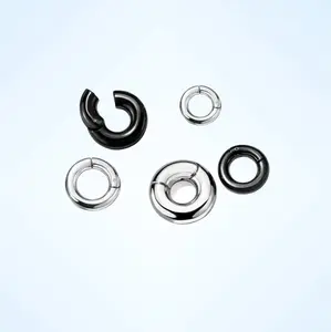Segment Nose Hoop Ring Surgical steel ear weights, hinged hoops, segment rings gauged septum hoops horseshoe 20g- 00g (1 hoop) nosering  lip piercing