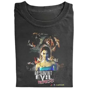 Vintage Resident Evil 3 Nemesis Shirt, Retro PS2 Horror Game T-Shirt, Vintage Y2K Survival Horror Gaming Tee, Resident Evil Gamer Shirt, Comfort Colors T-Shirt