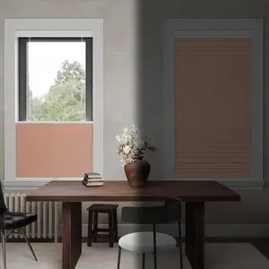 MYshade Custom Size Cellular Shades Cordless, Blackout Top Down Bottom Up Honeycomb Blinds, Thermal Insulated Energy Saving Room Darkening Window Shades for Indoor Windows, Easy to Install, Pink