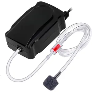 Mini Aquarium Air Pump Kit Small Fish Tank Air Pump 1W for 5-20 Gallon Fish Bowl with Air Tube Air Bubbler Stone Check Valve Aquarium bubble tube