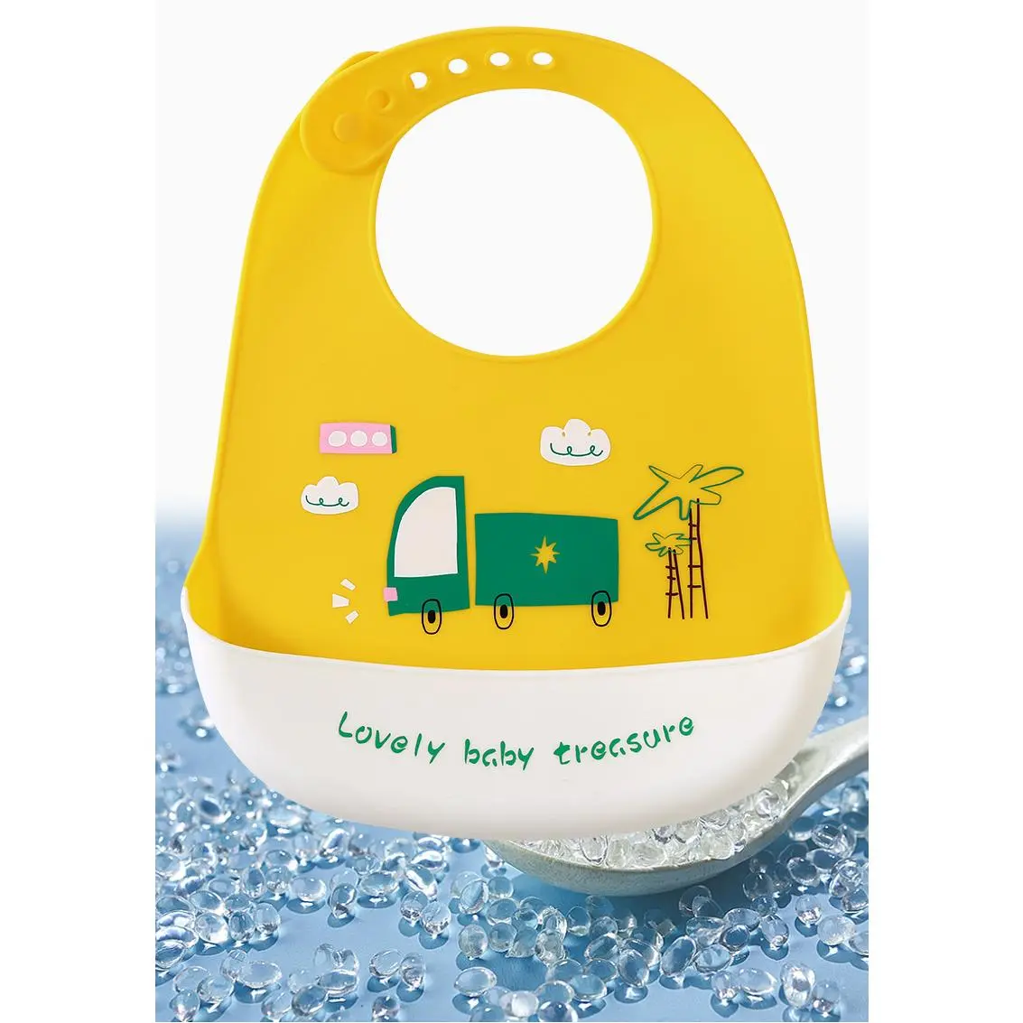 Food Grade Silicone Baby Bib, Ultra Soft Waterproof Feeding Bib for Toddlers Food Grade Silicone Baby Bib, Ultra Soft Waterproof Feeding Bib for Toddlers