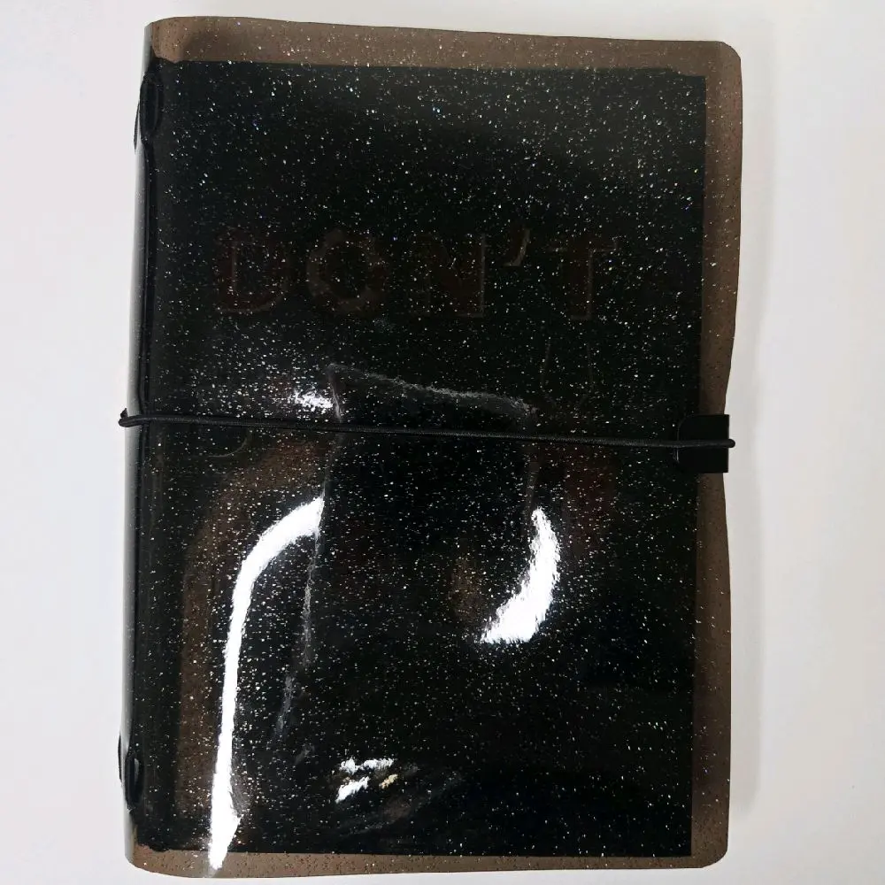 Black Jelly Glitter Vinyl Cover