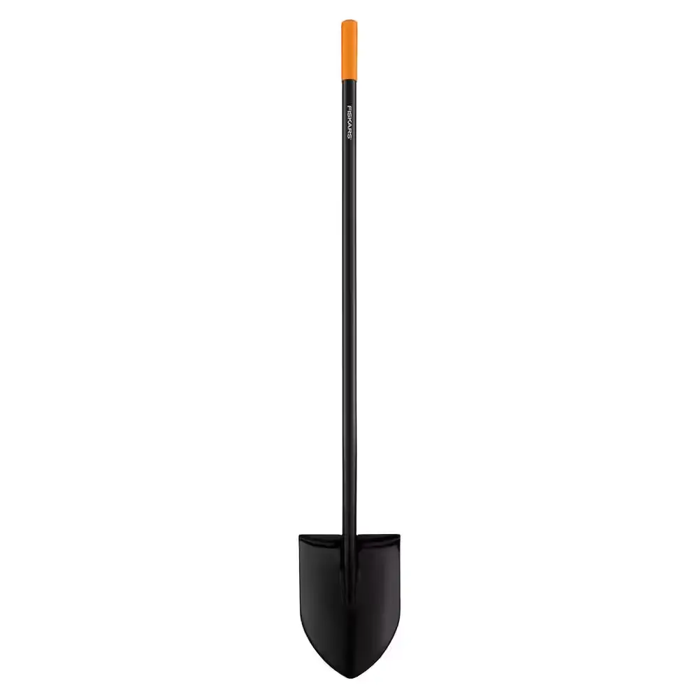 57 in Long Handle All Steel Digging Shovel with Sharpened Blade