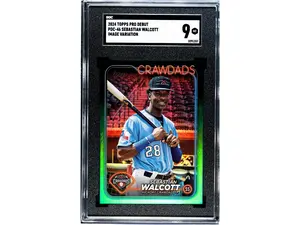 2024 Topps Pro Debut Image Variation Sebastian Walcott #PDC-46 SGC 9