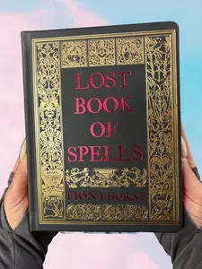 Lost Book of Spells by Fiona Horne -  Hard Cover Edition with Over 150 Spells for Love Self Care & Modern Issues Including Social Media Mental Health