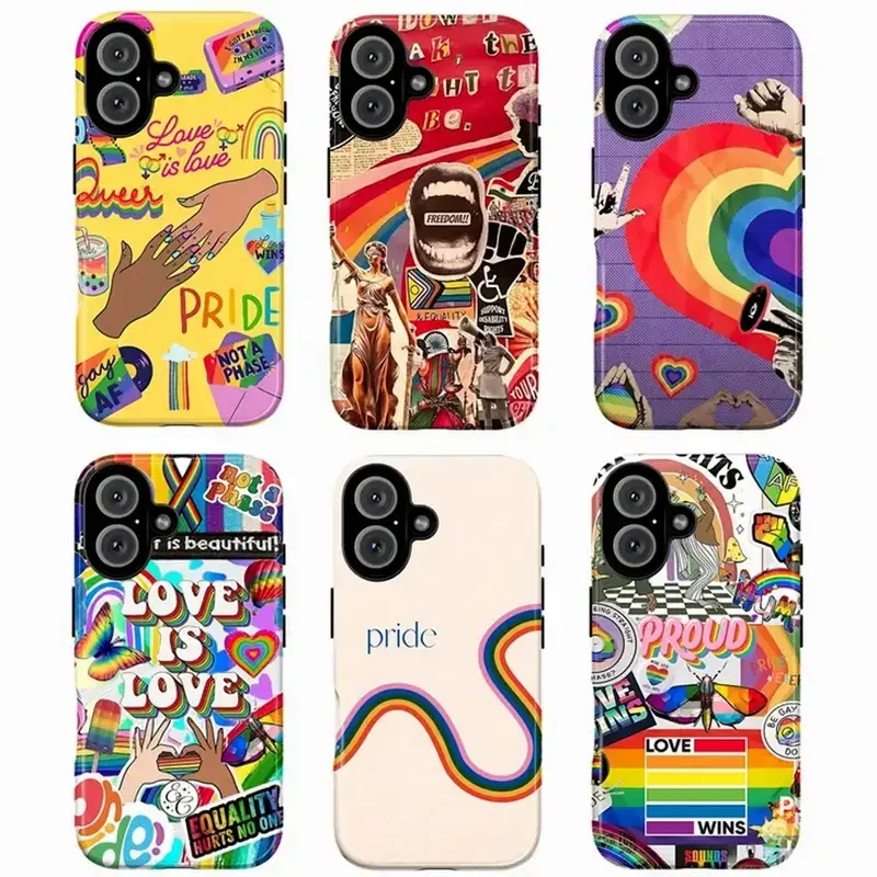 Pride Month Collage LGBTQ Compatible with iPhone 11, 12, 13, 14, 15, 16, 17 & more – check our available sizes
