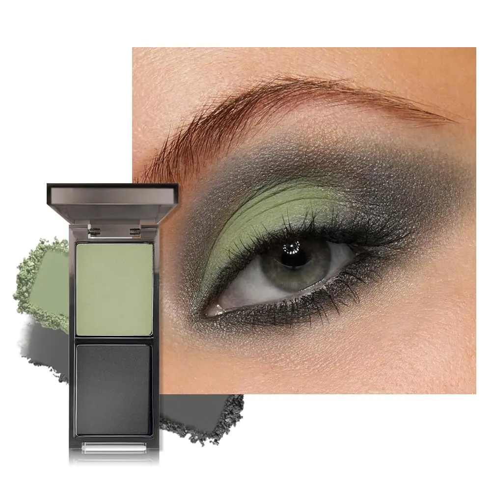 Matte Green Dark Green Eyeshadow Palette – matte Shades eye shadow for Eye Makeup, Long-Lasting & Highly Pigmented, Vegan & Cruelty-Free for woman
