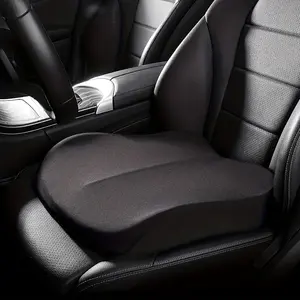 Memory Foam Height-Increasing Seat Cushion - All-Season Comfort for Car/Office/Home, Breathable Slow Rebound Single Bottom Pad for Men & Women