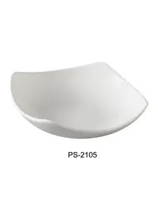 Yanco PS-2105 Classic 5.5 in. Porcelain Square Tableware Bowl, Bone White - 6 oz, Pack of 36