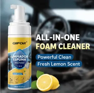 4-in-1 Multi Enzyme Foam Cleaner Spray | Lemon Scent Multi Surface Household Stain & Grease Remover, Safe for Kitchen Bathroom Marble Car Plastic Accessories #CleanTok #CleaningTips #MustHaveHome #AmazonFinds  #HomeImprovement