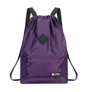 Lightweight Foldable Waterproof Drawstring Backpack, Spacious Storage Gym Bag for Campus, Travel, Hiking & Outdoor Adventures, All-Season Essentials