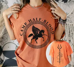 2 Side Camp Half Blood Shirt, Percy Jackson T Shirt-Sweatshirt , Camp Half Blood 13 Cabins, Heroes Of Olympus Shirt, Camp Jupiter Shirt, Book Lover, Laid-Back Vibe, Always in Style, Trendy Looks, Stay Ahead of the Curve