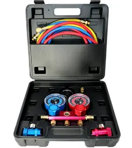 ENVIRO-SAFE R1234YF Gauge Set and Vacuum Pump Adapter #1234 Auto AC Repair Supplies