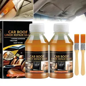 100ml Car Roof Liner Quick Repair Adhesive Glue Car Roof Fabric Upholstery Adhesive Glue for Cars 2pcs
