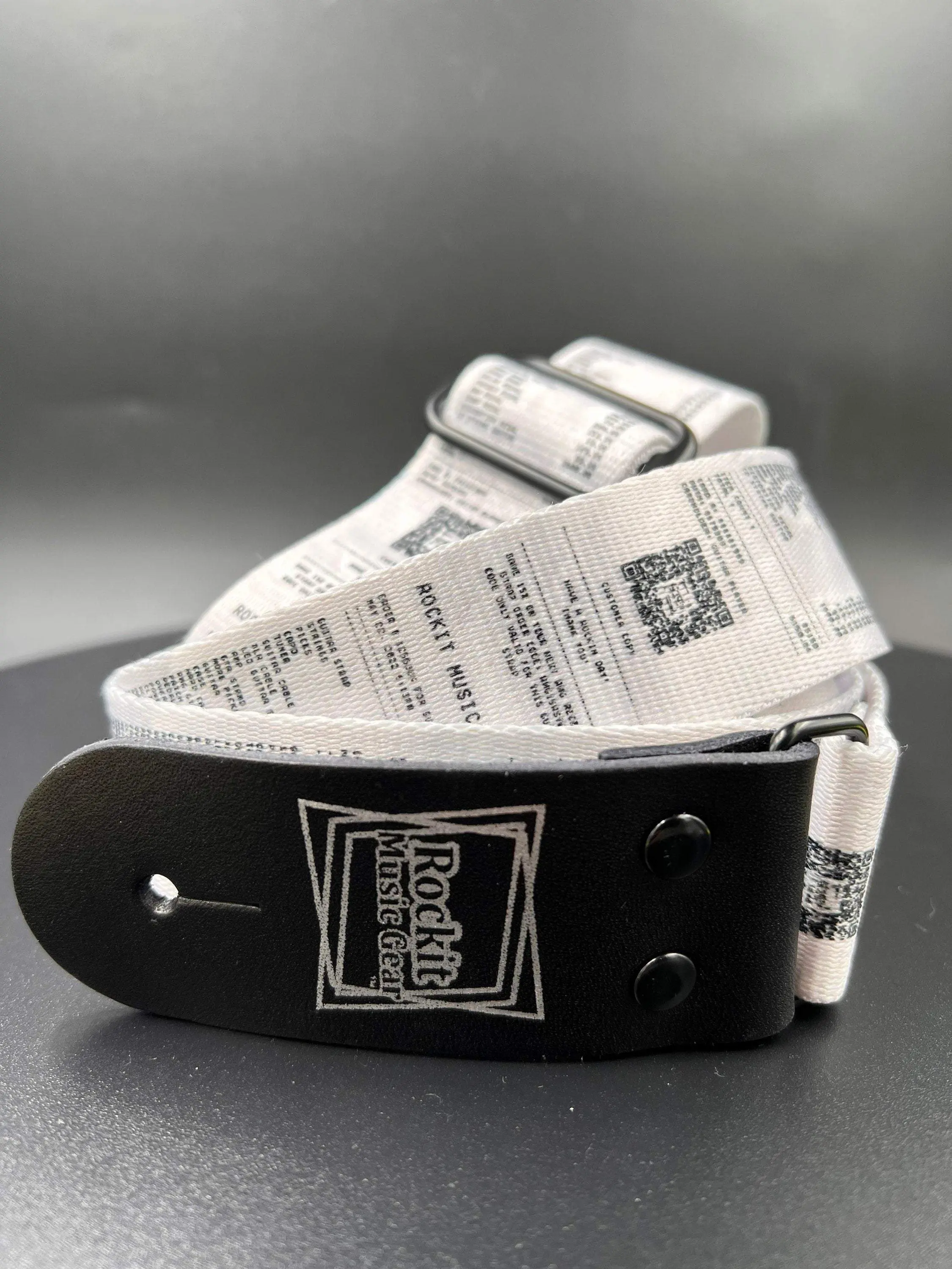 The Receipt Strap 1.5 inch Guitar Strap or Ukulele Strap