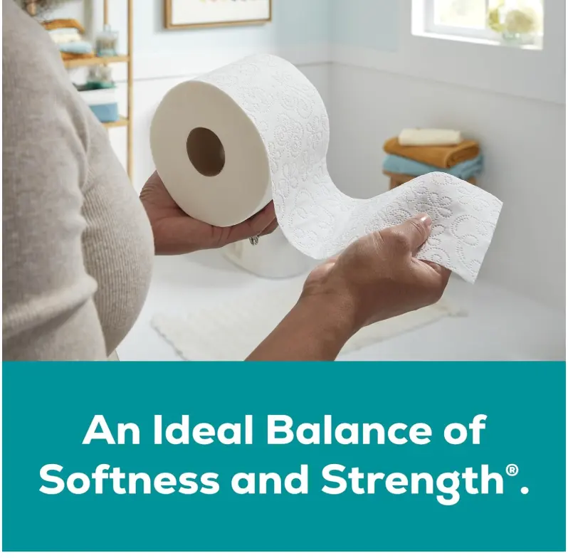 Angel Soft Toilet Paper, 18 Mega Rolls = 72 Regular Rolls, Soft and Strong Toilet Tissue