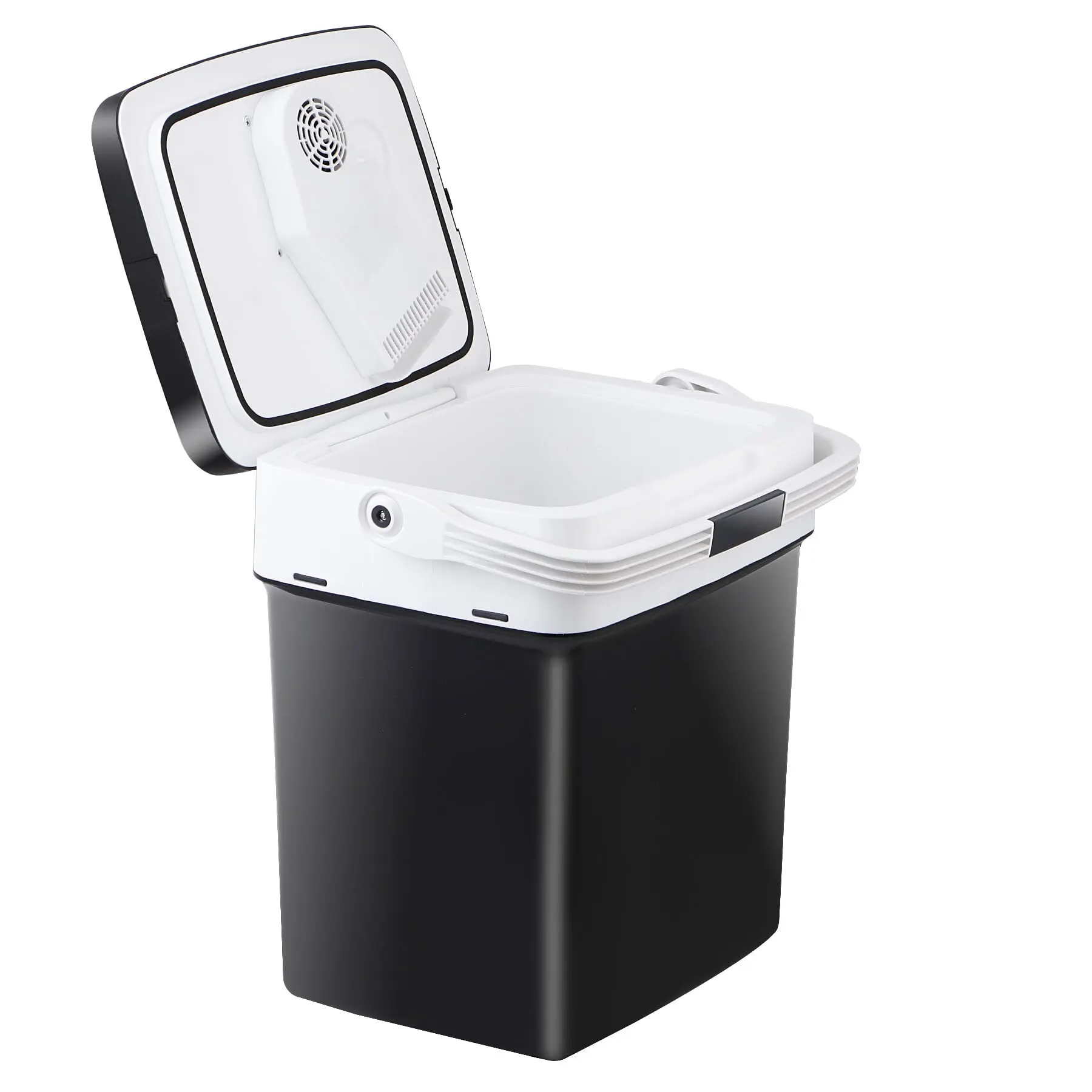 SuperDeal Pro 27L (28.5 Qt) 12V DC Portable Mini Fridge - Beverage Refrigerator Cooler, Travel Fridge, Electric Cooler/Warmer, Lockable Lid Car Electrical Appliance,summerwins