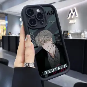 Korean Manhwa Yeo Taeju Phone Case, Anime Aesthetic Shockproof Cover  for iPhone 17 16 15 14 13 12 11 Pro Max Plus, Tiered Lens Protection Soft Back Cover,  New Style Fashion