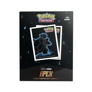 Neon Kanto Blastoise 105ct APEX Deck Protector Sleeves