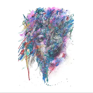 Michael Alan Alien "Abstract Confession" 4"x6" fine art print