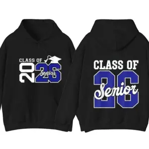 Class of 2026 Hoodie, Senior 2026 Graduation With Cap Graphic , School Spirit Outfit, End Of School Year , Gift For High School Graduates