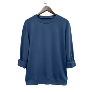 Women's Plain Round Neck Pullover Sweatshirt, Casual Long Sleeve Crew Neck  Pullover for Fall & Winter, Women's Clothing for Daily Wear