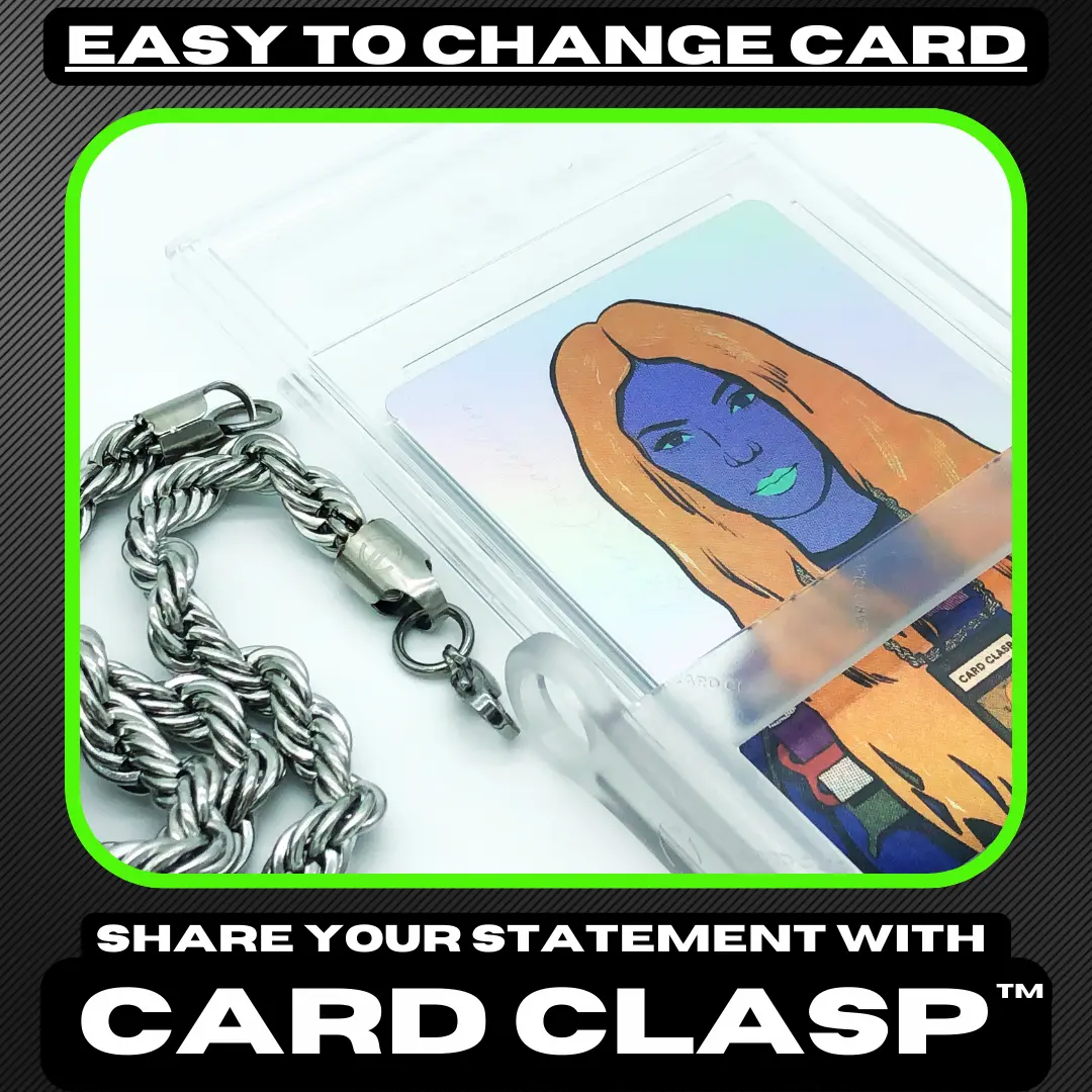 Card Clasp Wearable Card Necklace Display Case (Deepspace Black) I PSA  Sized Graded Card Necklace I Protector I Fits PSA, Pokemon - TikTok Shop